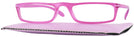 Rectangle Passion Fruit Cool-Aide Single Vision Half Frame View #1