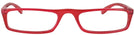 Rectangle Wild Cherry Cool-Aide Single Vision Half Frame View #2
