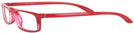 Rectangle Wild Cherry Cool-Aide Single Vision Half Frame View #3