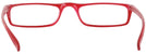 Rectangle Wild Cherry Cool-Aide Single Vision Half Frame View #4