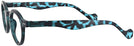 Round Blue Tortoise Feelin Groovy Single Vision Full Frame View #3