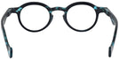Round Blue Tortoise Feelin Groovy Single Vision Full Frame View #4