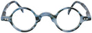Round Blue Tortoise Hetty Single Vision Full Frame View #2