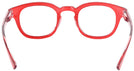 Square,Round Queen Of Hearts Red Looking Glass Single Vision Full Frame View #4