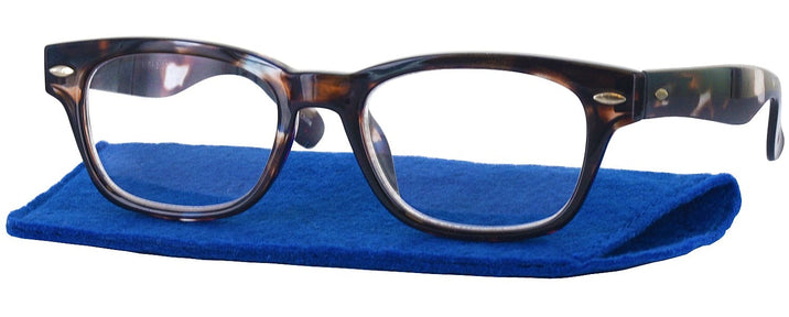 Wayfarer Blue Tort Foxy Single Vision Full Frame View #1