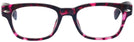 Wayfarer Red Tort Foxy Single Vision Full Frame View #2