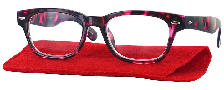 Wayfarer Red Tort Foxy Single Vision Full Frame View #1
