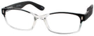 Rectangle Crystal Black Hey Baby Single Vision Full Frame View #1