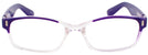 Rectangle Crystal Purple Hey Baby Single Vision Full Frame View #2