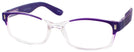 Rectangle Crystal Purple Hey Baby Single Vision Full Frame View #1