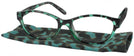 Oval Green Demi No Brainer Single Vision Full Frame View #1