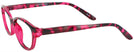 Oval Red Demi No Brainer Single Vision Full Frame View #3