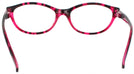 Oval Red Demi No Brainer Single Vision Full Frame View #4