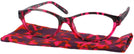 Oval Red Demi No Brainer Single Vision Full Frame View #1