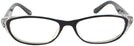 Cat Eye Black Nior Starstruck Single Vision Full Frame View #2