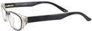 Cat Eye Black Nior Starstruck Single Vision Full Frame View #3