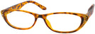 Cat Eye Leopard Starstruck Single Vision Full Frame View #1