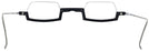Rectangle,Unique Matte Black Wolfgang Katzer Architekt Single Vision Half Frame w/ FREE NON-GLARE View #4