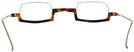 Rectangle,Unique Havana Wolfgang Katzer Architekt Single Vision Half Frame w/ FREE NON-GLARE View #4