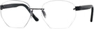 Round Matte Black Wolke 100-1350 w/AR Progressive No-Lines View #1