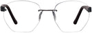 Round Matte Brown Wolke 100-1350 w/AR Progressive No-Lines View #2
