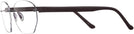 Round Matte Brown Wolke 100-1350 w/AR Progressive No-Lines View #3