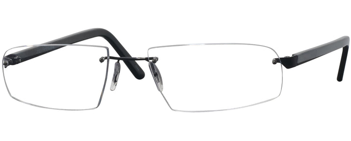 Rectangle Matte Dark Tortoise Wolke 101-0755 w/ AR Single Vision Half Frame View #1