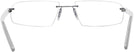 Rectangle Matte Light Grey Wolke 101-0755 w/ AR Single Vision Half Frame View #4