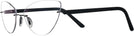 Cat Eye Shiny Black Wolke 102-0857 w/ AR Single Vision Full Frame View #3