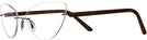 Cat Eye Matte Dark Tortoise Wolke 102-0857 w/ AR Single Vision Full Frame View #3