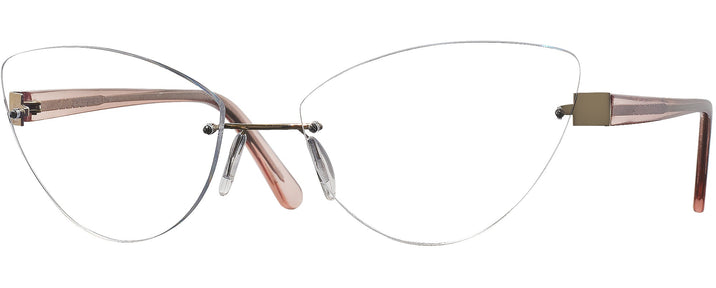  Gold/pink Crystal Wolke 103-1553 w/ AR Progressive No-Lines View #1