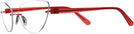 Rectangle Shiny Red Wolke 103-1553 w/ AR Progressive No-Lines View #3
