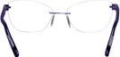 Cat Eye Shiny Purple Wolke 103-0857 w/ AR Progressive No-Lines View #4