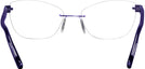 Rectangle Shiny Purple Wolke 103-1553 w/ AR Single Vision Full Frame View #4
