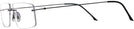 Rectangle Matte Black Wolke 104-1153 w/ AR Progressive No-Lines View #3