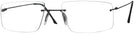 Rectangle Matte Black Wolke 104-1153 w/ AR Progressive No-Lines View #1