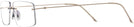 Rectangle Matte Gold Wolke 104-1153 w/ AR Progressive No-Lines View #3