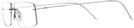 Rectangle Matte Grey Wolke 104-1153 w/ AR Progressive No-Lines View #3