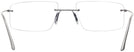 Rectangle Matte Grey Wolke 104-1153 w/ AR Progressive No-Lines View #4