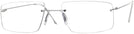 Rectangle Matte Grey Wolke 104-1153 w/ AR Progressive No-Lines View #1