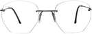Rectangle Matte Black Wolke 104-1350 w/ AR Progressive No-Lines View #2