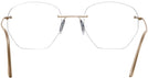 Rectangle Matte Gold Wolke 104-1350 w/ AR Progressive No-Lines View #4