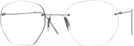 Rectangle Matte Grey Wolke 104-1350 w/ AR Progressive No-Lines View #1