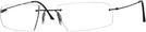 Rectangle Matte Black Wolke 105-0755 w/ AR Progressive No-Lines View #1
