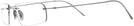 Rectangle Matte Grey Wolke 105-0755 w/ AR Progressive No-Lines View #3