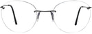 Round Matte Black Wolke 105-0949 w/ AR Progressive No-Lines View #2