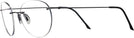 Round Matte Black Wolke 105-0949 w/ AR Progressive No-Lines View #3