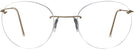 Round Matte Gold Wolke 105-0949 w/ AR Progressive No-Lines View #2