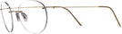 Round Matte Gold Wolke 105-0949 w/ AR Progressive No-Lines View #3