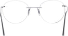 Round Matte Grey Wolke 105-0949 w/ AR Single Vision Full Frame View #4